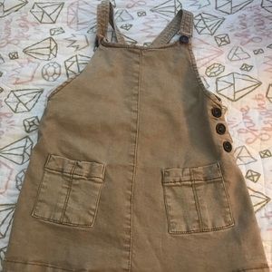 Zara toddler girl overalls.